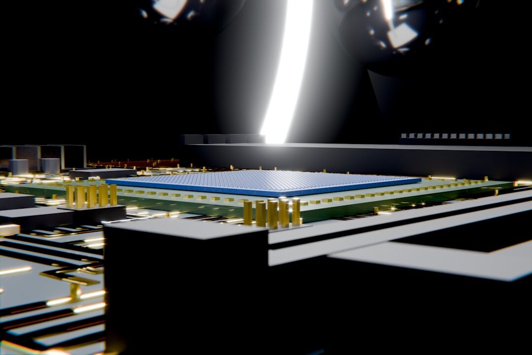 Quantum computing processor visualization